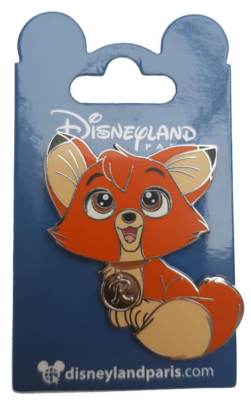 Disneyland Paris Fox & Hound Tod Pin Trading Badge