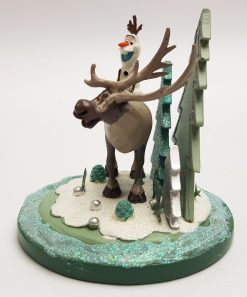 Disneyland Paris Frozen Sven Olaf Christmas Decoration Figurine Ornament