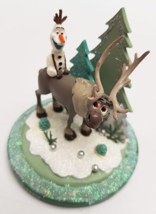 Disneyland Paris Frozen Sven Olaf Christmas Decoration Figurine Ornament