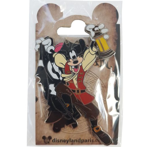 Disneyland Paris Goofy Pirates Of The Caribbean Pin Trading Badge