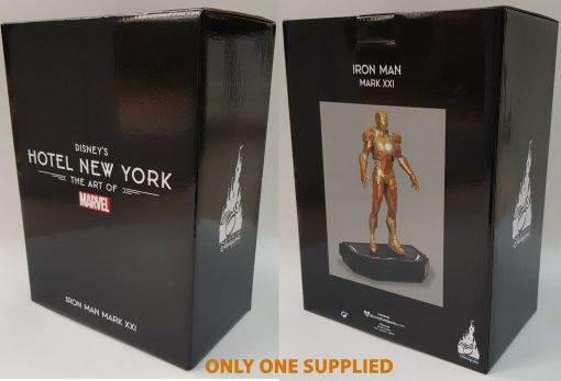 Disneyland Paris Hotel New York Marvel Iron Man Mark XXI Lightup Statue Figure