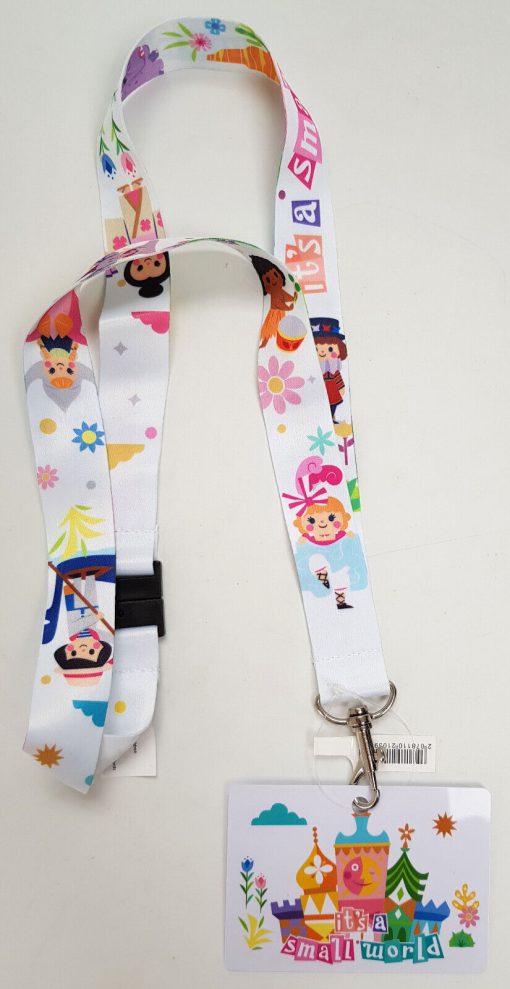 Disneyland Paris Its A Small World Pin Trading Lanyard