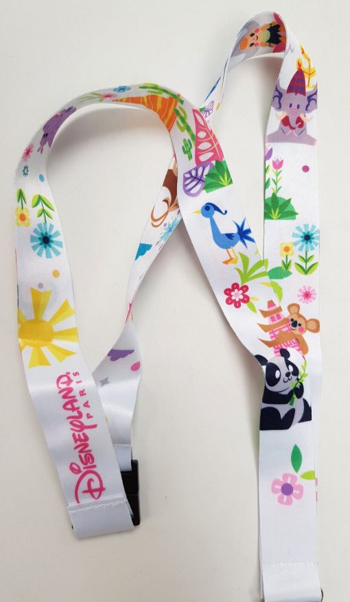 Disneyland Paris Its A Small World Pin Trading Lanyard