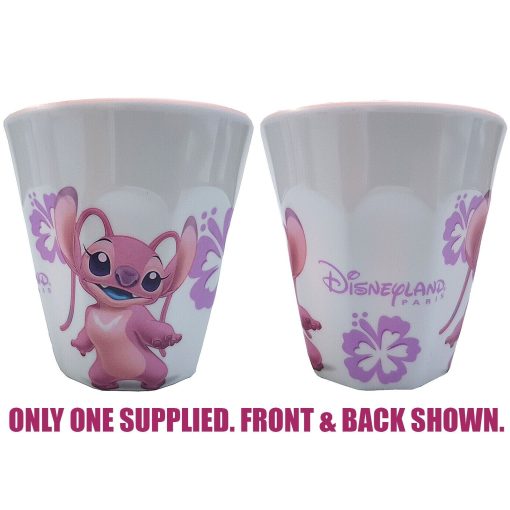 Disneyland Paris Lilo & Stitch Angel Plastic Drinking Tumbler Beaker Cup