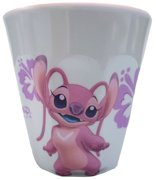 Disneyland Paris Lilo & Stitch Angel Plastic Drinking Tumbler Beaker Cup