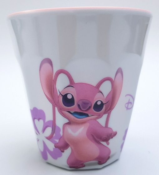 Disneyland Paris Lilo & Stitch Angel Plastic Drinking Tumbler Beaker Cup