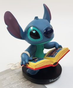 Disneyland Paris Lilo & Stitch Reading Book Figurine Ornament