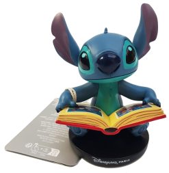 Disneyland Paris Lilo & Stitch Reading Book Figurine Ornament