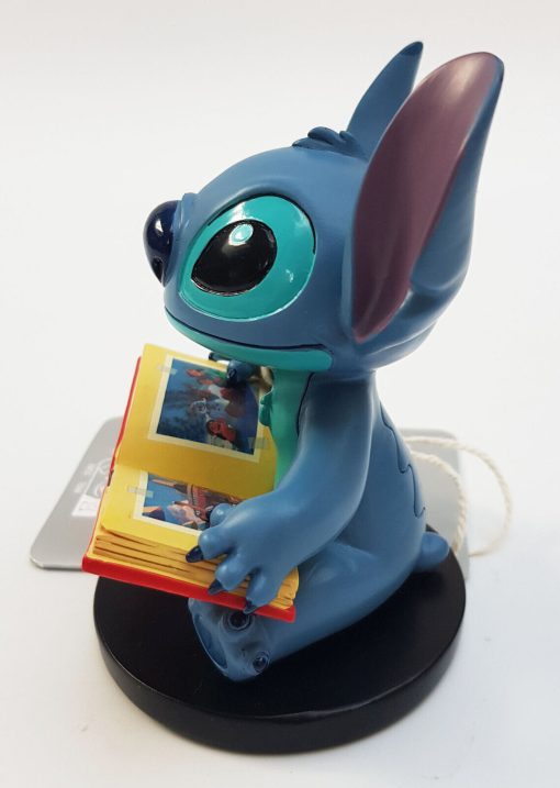 Disneyland Paris Lilo & Stitch Reading Book Figurine Ornament