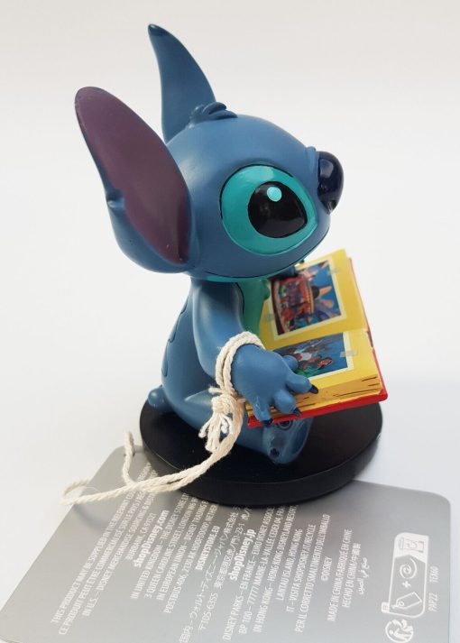 Disneyland Paris Lilo & Stitch Reading Book Figurine Ornament