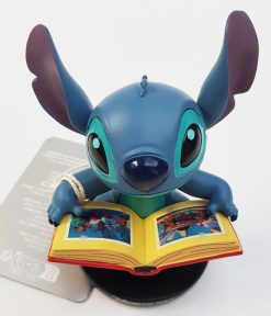 Disneyland Paris Lilo & Stitch Reading Book Figurine Ornament