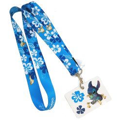 Disneyland Paris Lilo & Stitch With Duckling Pin Trading Lanyard