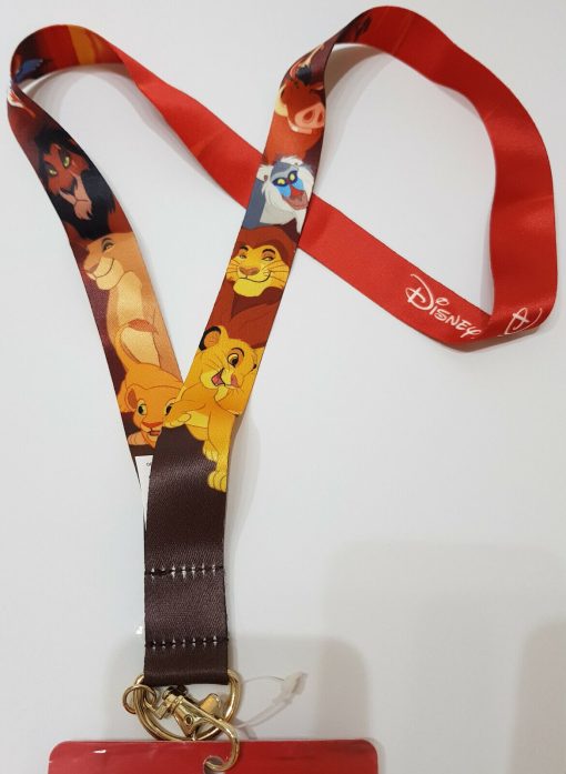 Disneyland Paris Lion King Simba Pin Trading Lanyard