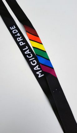 Disneyland Paris Magical Pride Rainbow Pin Trading Lanyard