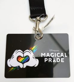 Disneyland Paris Magical Pride Rainbow Pin Trading Lanyard