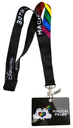 Disneyland Paris Magical Pride Rainbow Pin Trading Lanyard