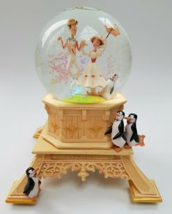 Disneyland Paris Mary Poppins A Jolly Holiday Musical Snow Globe DAMAGED