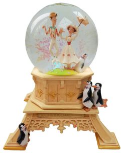 Disneyland Paris Mary Poppins A Jolly Holiday Musical Snow Globe DAMAGED