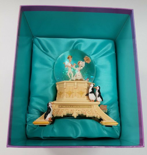 Disneyland Paris Mary Poppins A Jolly Holiday Musical Snow Globe DAMAGED