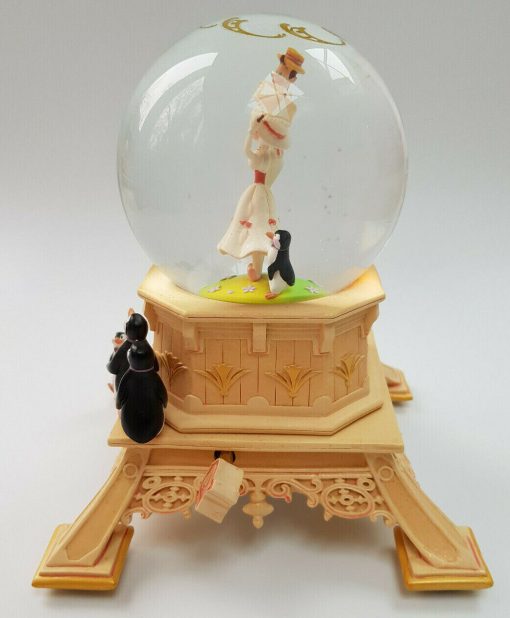 Disneyland Paris Mary Poppins A Jolly Holiday Musical Snow Globe DAMAGED