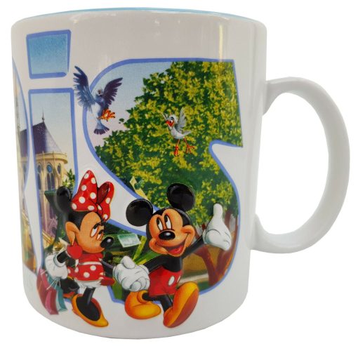 Disneyland Paris Mickey & Minne Mouse Large Mug