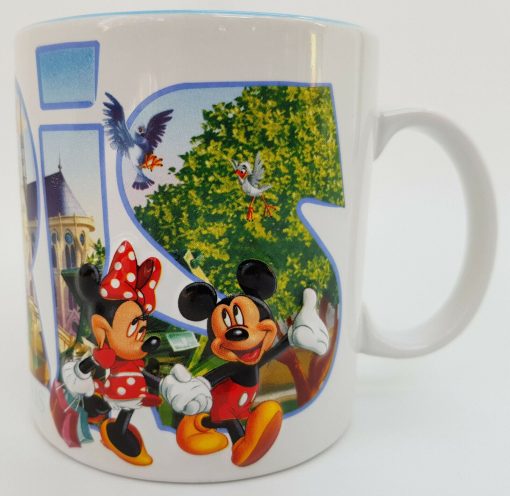 Disneyland Paris Mickey & Minne Mouse Large Mug