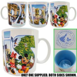 Disneyland Paris Mickey & Minne Mouse Large Mug