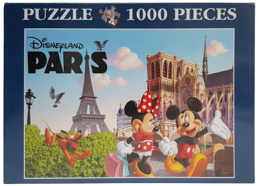 Disneyland Paris Mickey & Minnie Mouse 1000 Piece Jigsaw Puzzle