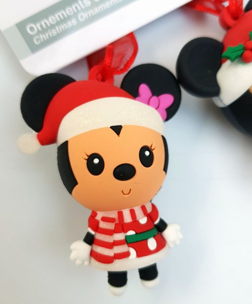 Disneyland Paris Mickey & Minnie Mouse Hanging Christmas Tree Decoration