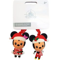 Disneyland Paris Mickey & Minnie Mouse Hanging Christmas Tree Decoration