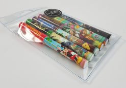 Disneyland Paris Mickey & Minnie Mouse Ride Attraction 6 Pen Set