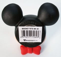 Disneyland Paris Mickey Mouse 3D Face Head Shaped Fridge Magnet