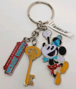 Disneyland Paris Mickey Mouse 90th Anniversary Keyring