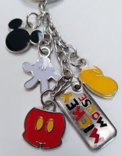 Disneyland Paris Mickey Mouse Body Parts Charm Keyring