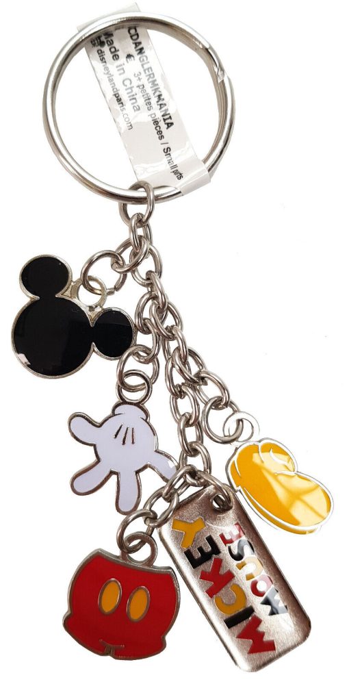 Disneyland Paris Mickey Mouse Body Parts Charm Keyring