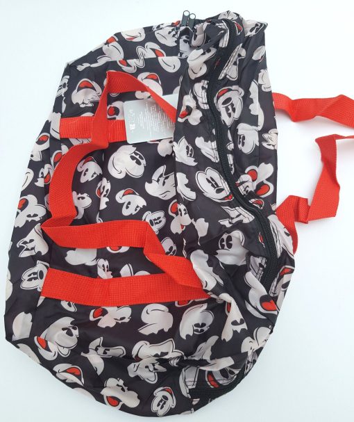 Disneyland Paris Mickey Mouse Folding Bag Lightweight Holdall Overnight