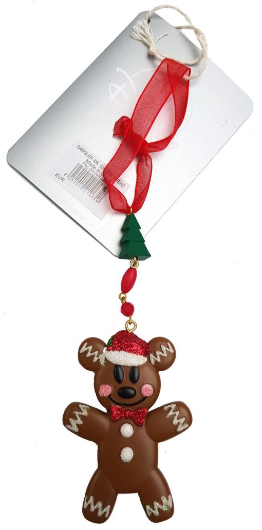 Disneyland Paris Mickey Mouse Gingerbread Christmas Tree Decoration