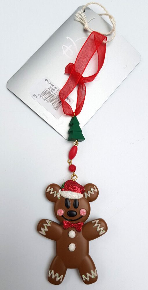 Disneyland Paris Mickey Mouse Gingerbread Christmas Tree Decoration