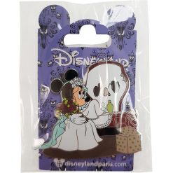 Disneyland Paris Minnie Mouse Phantom Manor Bride Pin Trading Badge