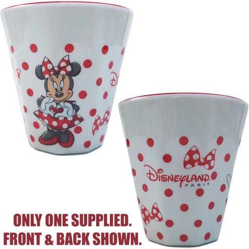 Disneyland Paris Minnie Mouse Plastic Drinking Tumbler Beaker Cup