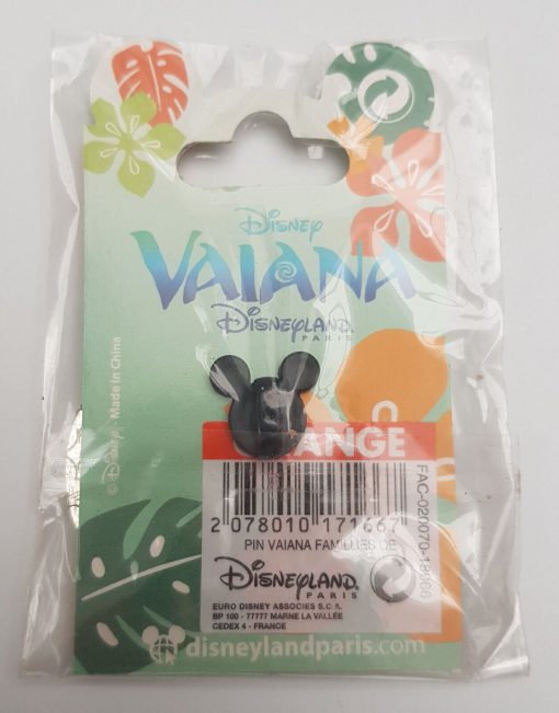 Disneyland Paris Moana Maui Pua & Hei Hei Pin Trading Badge