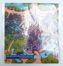 Disneyland Paris Park Map Poster Print 113cm x 75cm