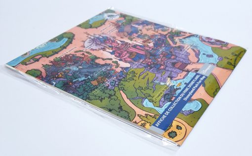 Disneyland Paris Park Map Poster Print 113cm x 75cm