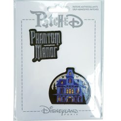 Disneyland Paris Patched Phantom Manor Pair 2x Fabric Clothing Patch