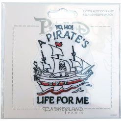 Disneyland Paris Patched Pirates Of The Caribbean A Pirates Life For Me Fabric Clothing Patch