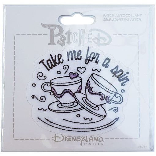 Disneyland Paris Patched Take Me For A Spin Fabric Clothes Patch