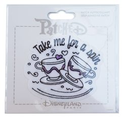 Disneyland Paris Patched Take Me For A Spin Fabric Clothes Patch