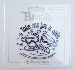 Disneyland Paris Patched Take Me For A Spin Fabric Clothes Patch