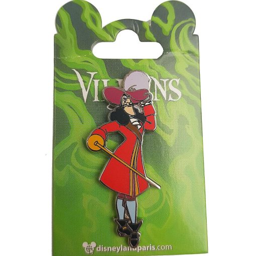 Disneyland Paris Peter Pan Captain Hook Pin Trading Badge