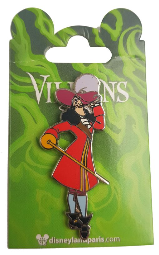 Disneyland Paris Peter Pan Captain Hook Pin Trading Badge